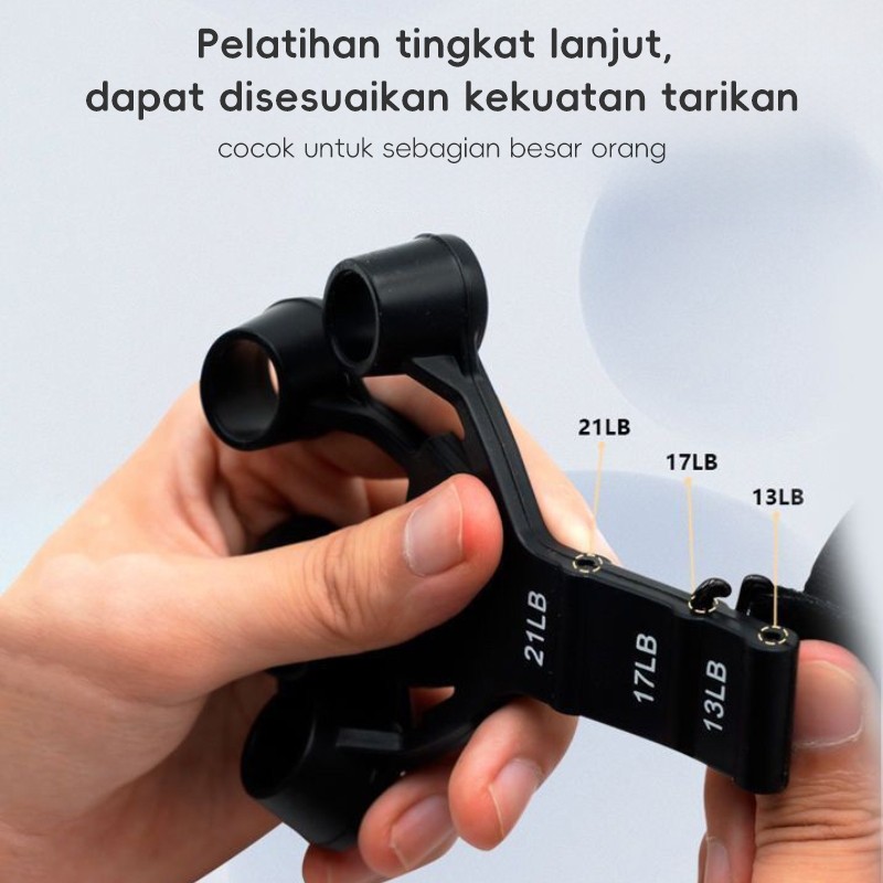 Finger Trainer/Finger Flexibility Training/Guitar Training Hand Grip /Strengthener Tension Restorer Silicone Finger Puller Finger Exerciser Grip Strength Trainer - Gambar 4