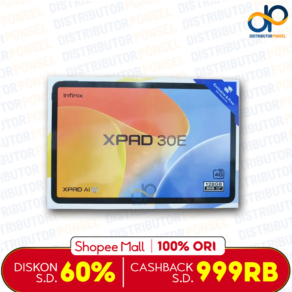 Infinix Xpad 30E LTE 4G 4/128GB 30 E Garansi Resmi Tablet Pad Android