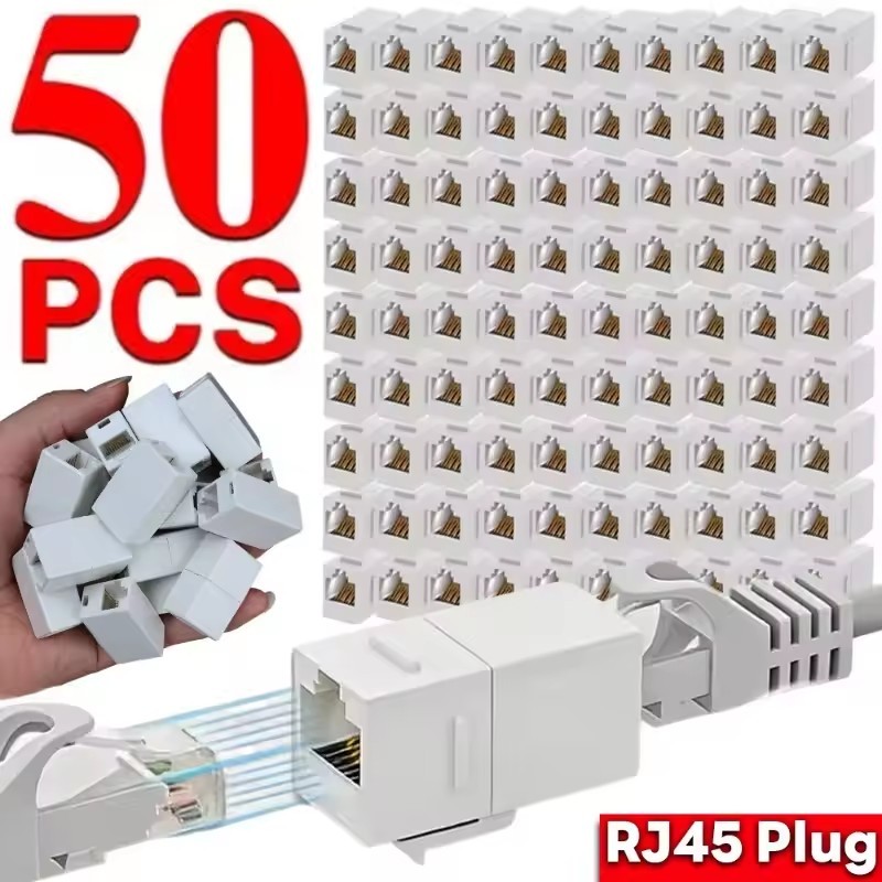 Universal Dual RJ45 Female To Female Ethernet Keystone Coupler ...