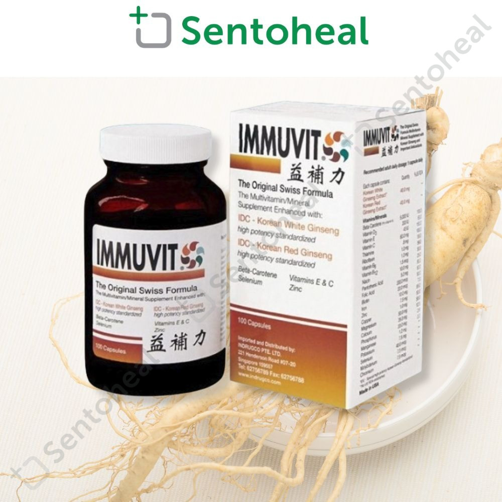Immuvit 100 capsules - Formally Immuvital/ Multivitamin Supplement ...