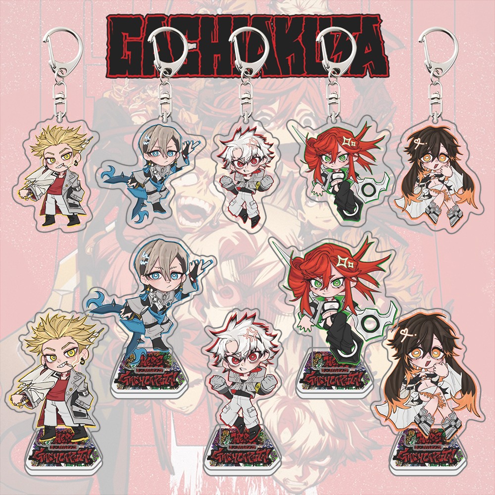 Gachiakuta Anime Acrylic Keychain&Standee – Rudo, Enjin, Zanka, Riyou ...