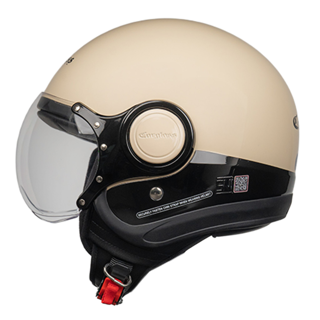 Cargloss M One Retro Helm Half Face - Avorio - Gambar 3
