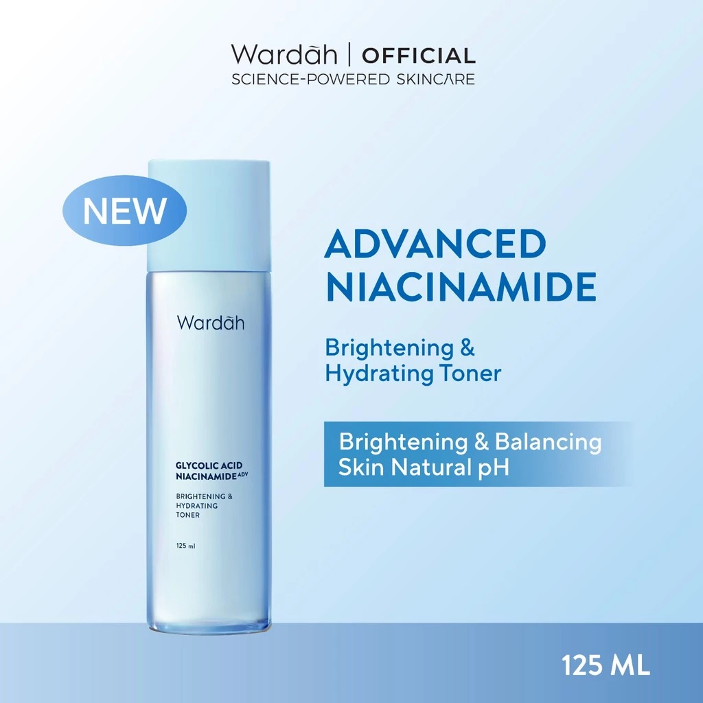 WARDAH Lightening Series Lengkap - Mencerahkan Kulit, Menyamarkan Bekas Jerawat, Advanced Niacinamide - Micellar Gentle Wash, Whip Facial Foam, Oil-Infused Micellar Water, Cleansing Milk, Blue Clay Mask, Face Mist, Toner, Gentle Exfoliator - Skincare - Gambar 4
