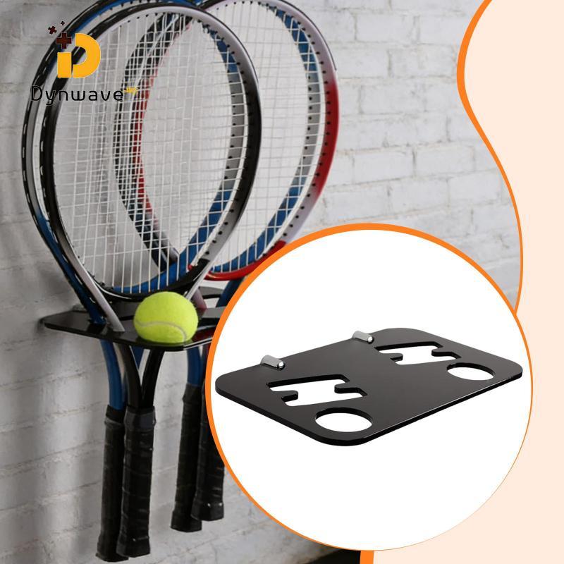 Dynwave Wall Mounted Tennis Racket Easy to Install Hanger Tennis Racket ...