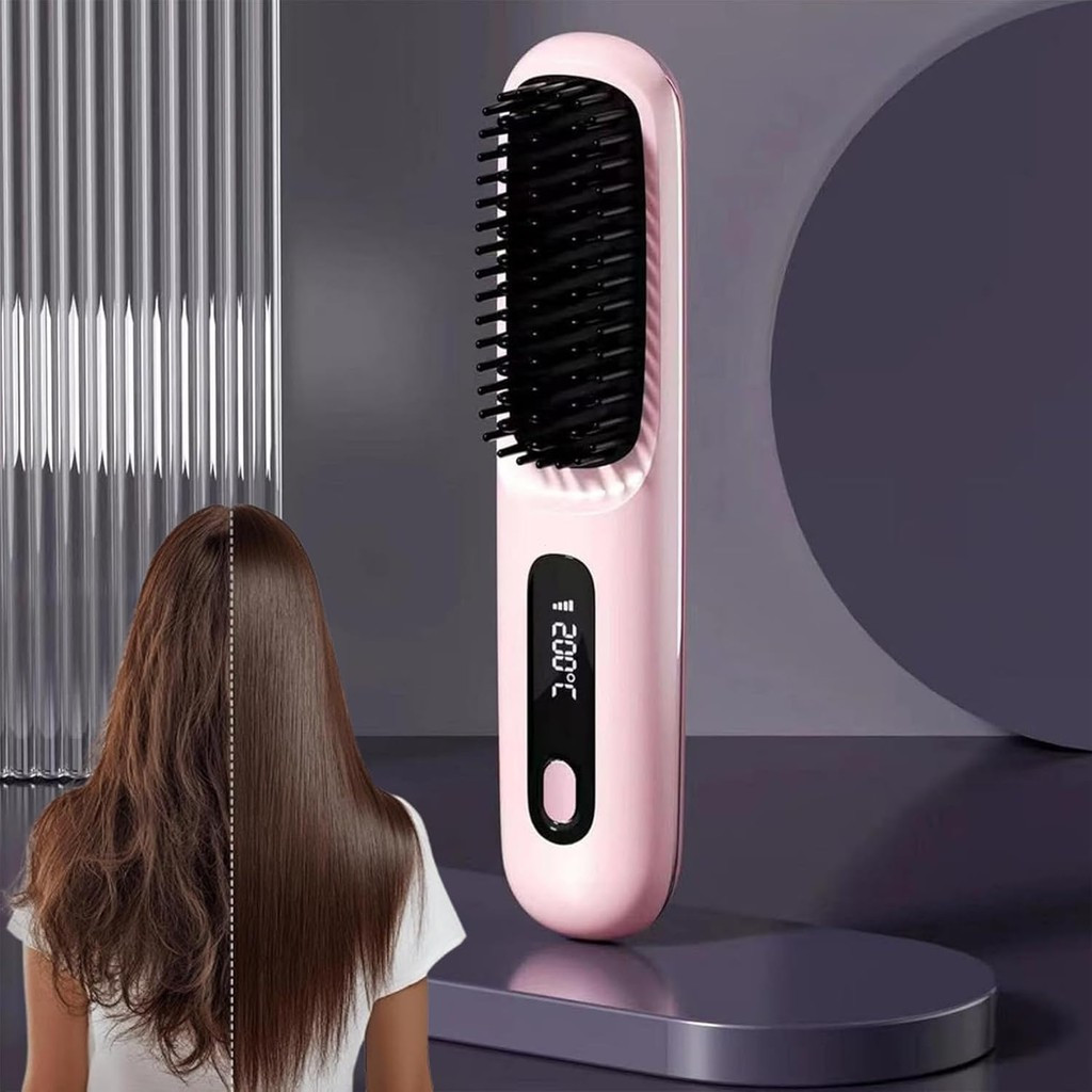 Numoya Go Brush Pro, 2025 New Numoya Portable Straightener Brush ...