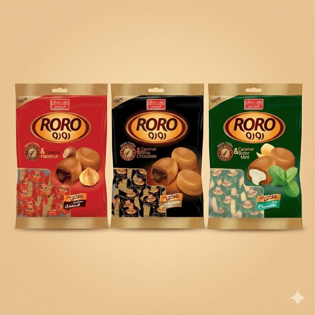 Shirin Asal Roro Toffee Caramel with hazelnut 400g | Shopee Singapore