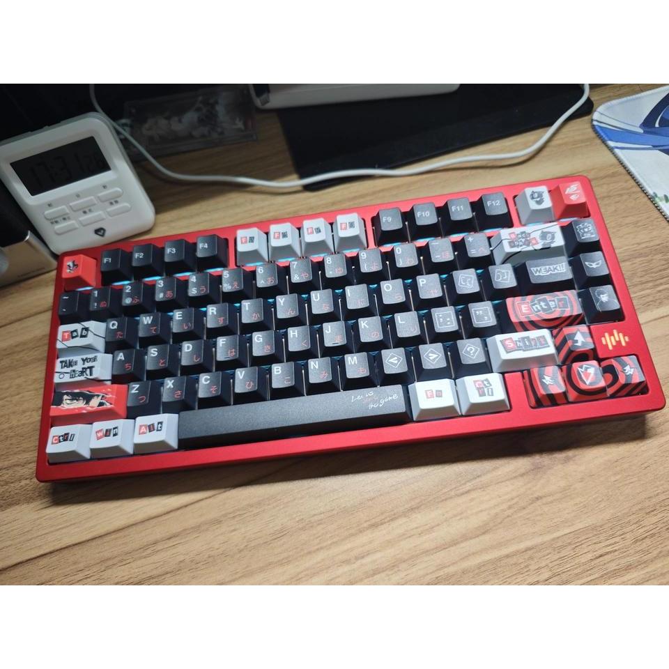 Persona 5 Keycaps 140 Keys Cherry Profile PBT Wooting Aula F75 ...