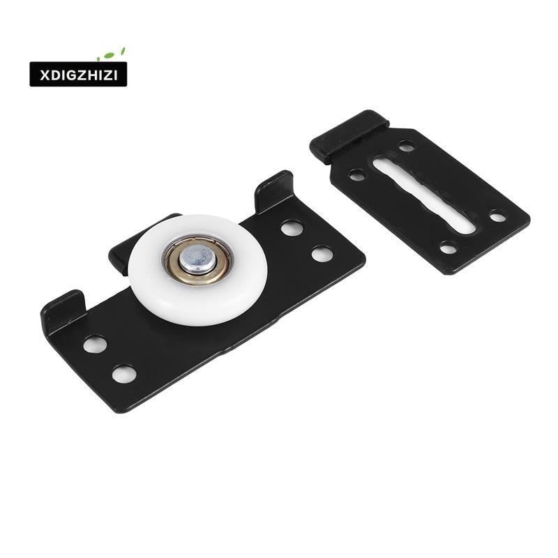 Hardware Accessories 2 pcs Sliding Door Wardrobe Pulleys Wooden Door ...