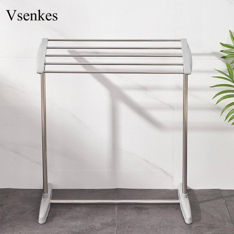 [Vsenkes] Stainless Steel Clothes Drying Rack Heavy Duty for Hotel ...