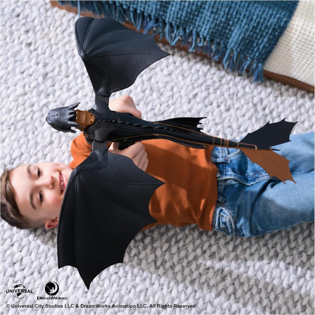 Toothless 25 Inch Wings with Lights Sounds Action Figure Dreamworks ...