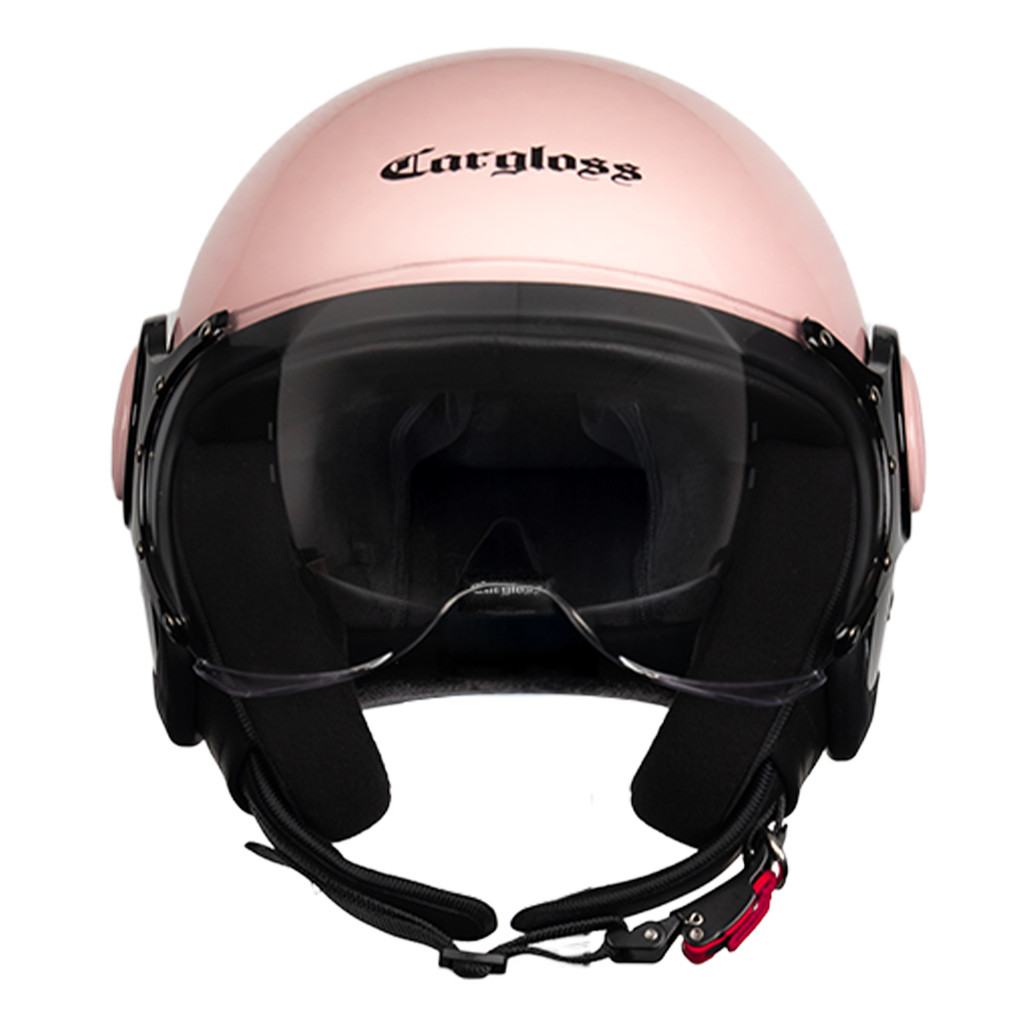 Cargloss M One Retro Helm Half Face - Pale Pink - Gambar 4