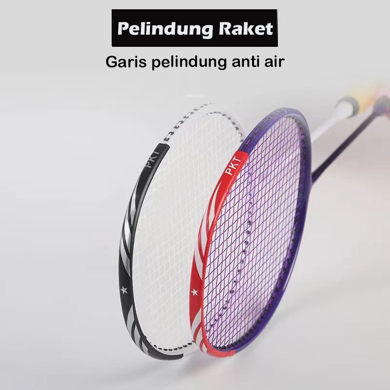 Stiker Pelindung Frame Raket Anti Gores dan Anti Lecet / Protector Frame Racket untuk Bulu Tangkis Tenis Squash Tahan Lama Mudah Dipasang - Gambar 3