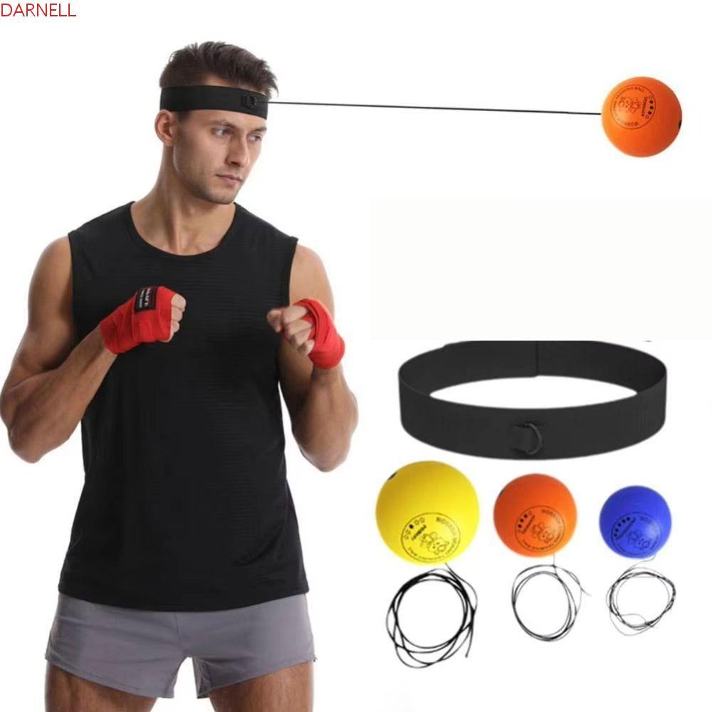DARNELL Boxing Reflex Ball Set, Head-Mounted Raising Reaction Boxing ...