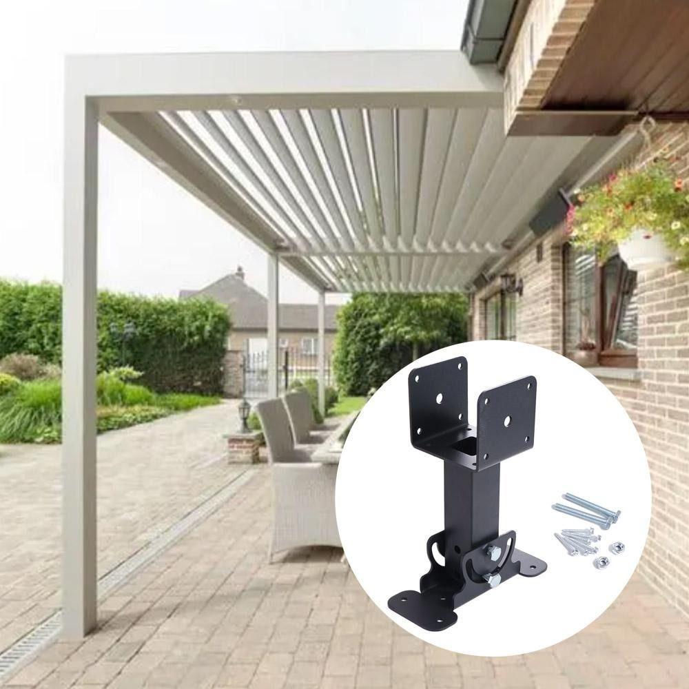 ELMER Pergola Roof Riser Beam Bracket, 304 Stainless Steel Flexible ...