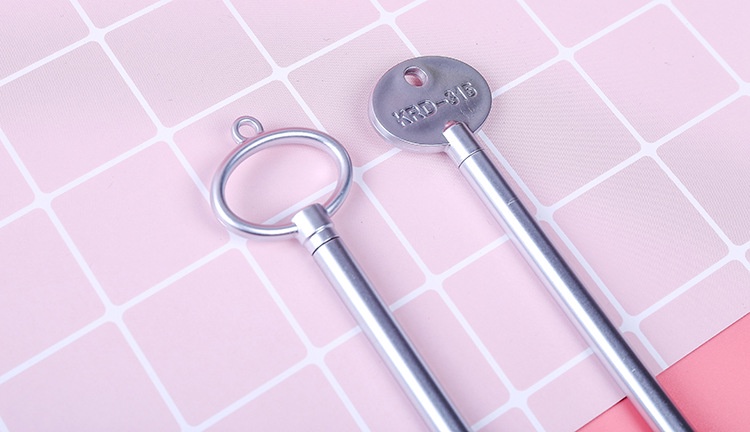 Key Shape Pen Vintage Key Gel Ink Pens Cute Novelty Pens Black Fine ...