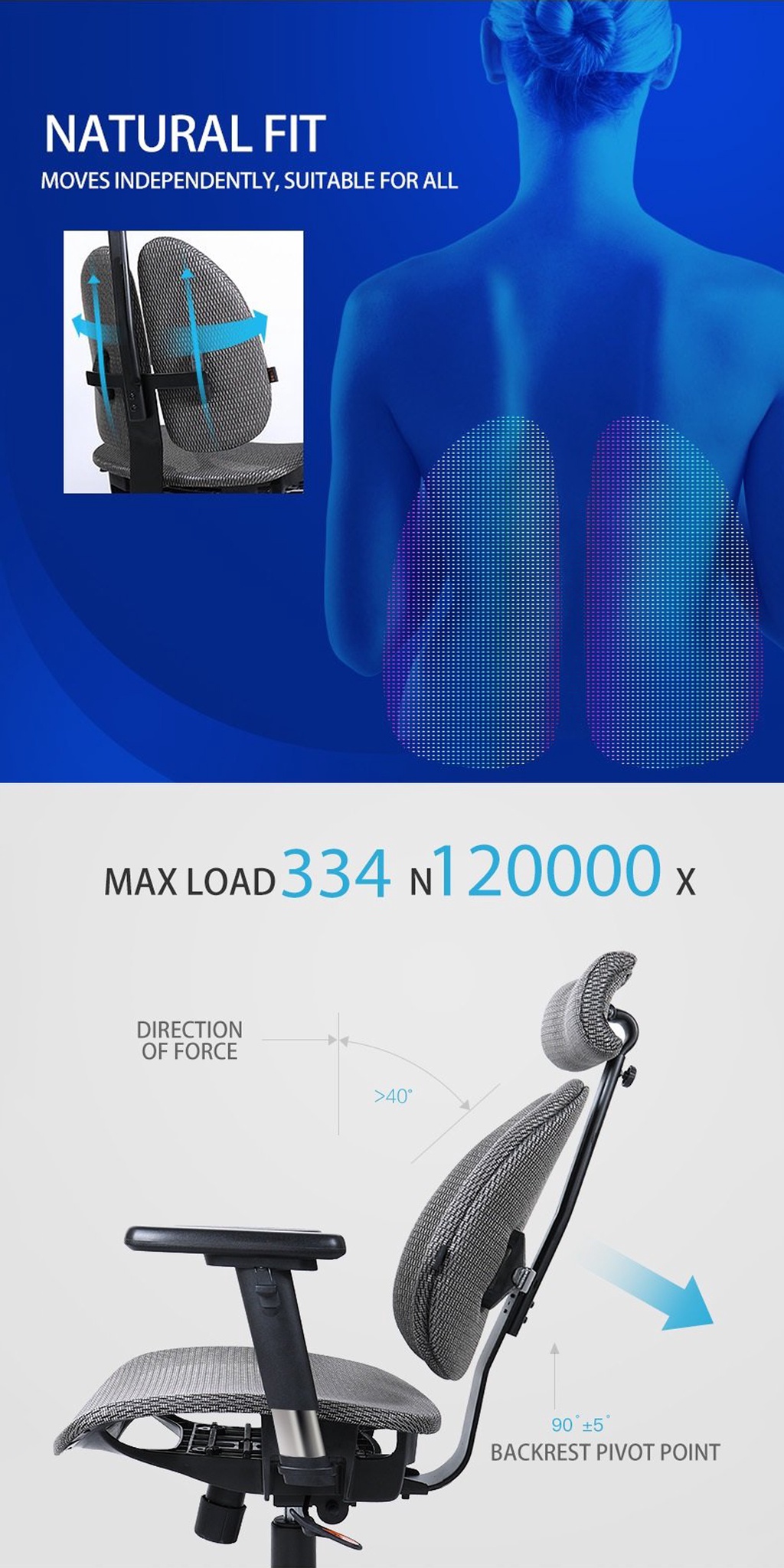 Progress Health OrthoSeries IV Premium Orthoback / Study Chair ...