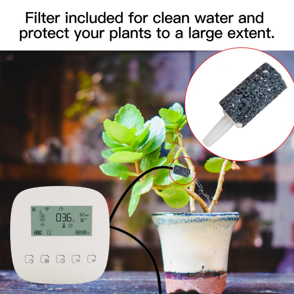 Dual Pump Drip Irrigation Watering System Smart Home Kit Automatic ...