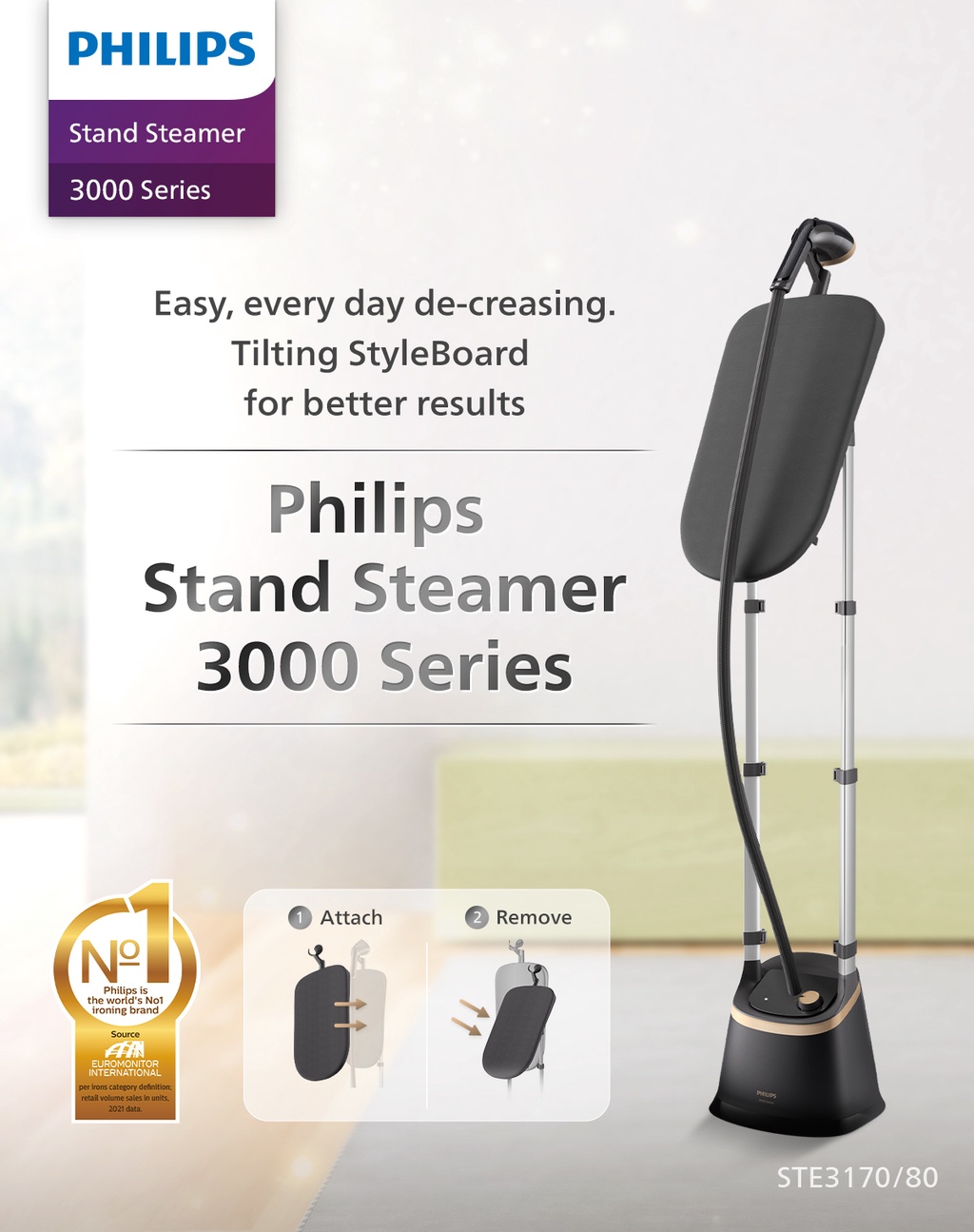 iF Design - Philips Handheld steamer 3000 Series