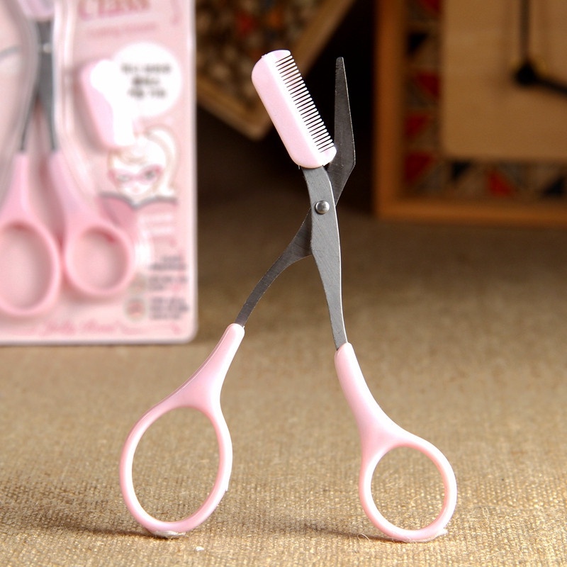 Mollie Lipper Eyebrow Trimmer Scissors With Comb Remover Makeup Tools ...