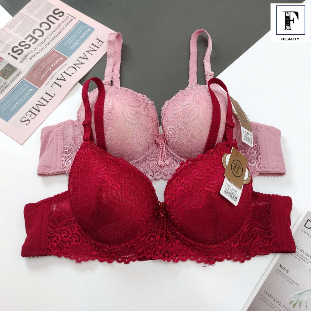 Buy Cudwarm Full Lace Tube Bra, Colour - Red And Skin, Size - 36