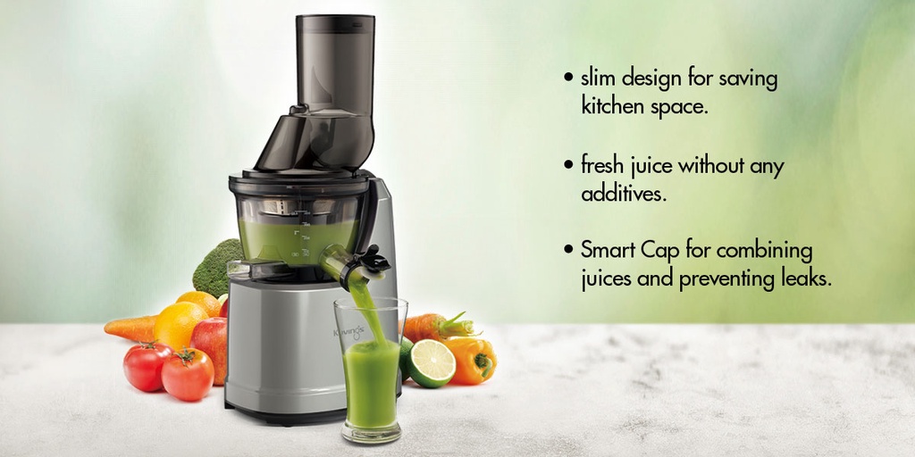 Kuvings B1700 Whole Slow Juicer with 76mm Wide Feeding Tube