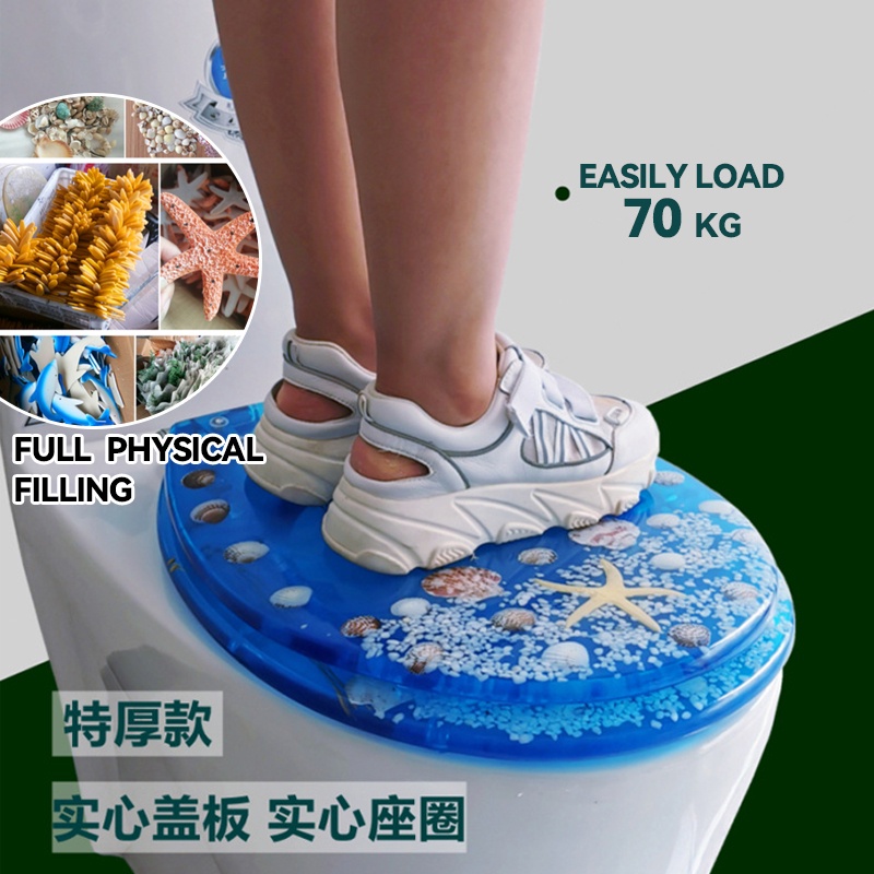 Clean Toilet Seat Cover Plexiglass Toilet Bowl Cover UVO Type For