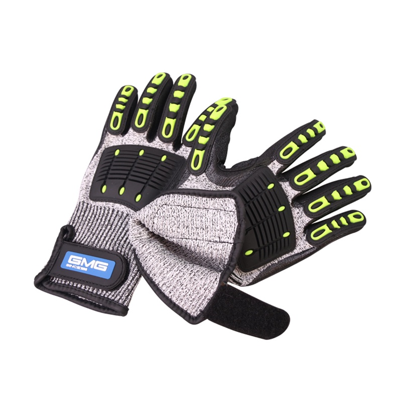 Anti-cutting Safety Protective Gloves,shock-absorbing Gmg Tpr