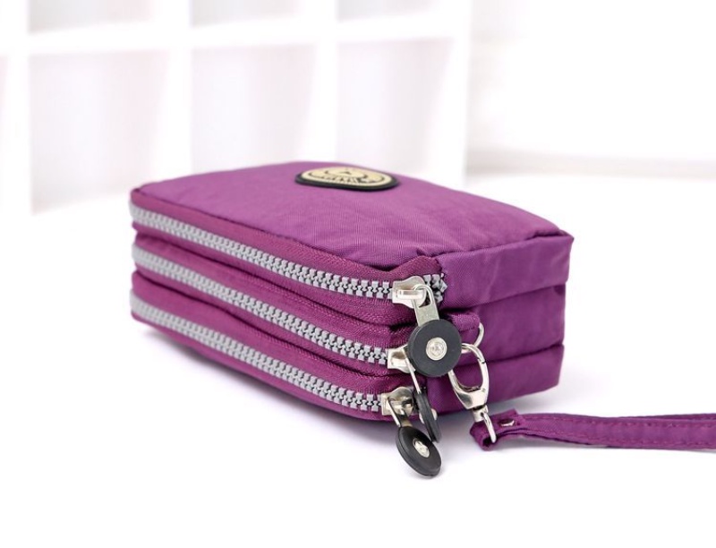 3 Zipper Wallets Canvas Wallet Small Bag Money Pouch Woman Phone Card