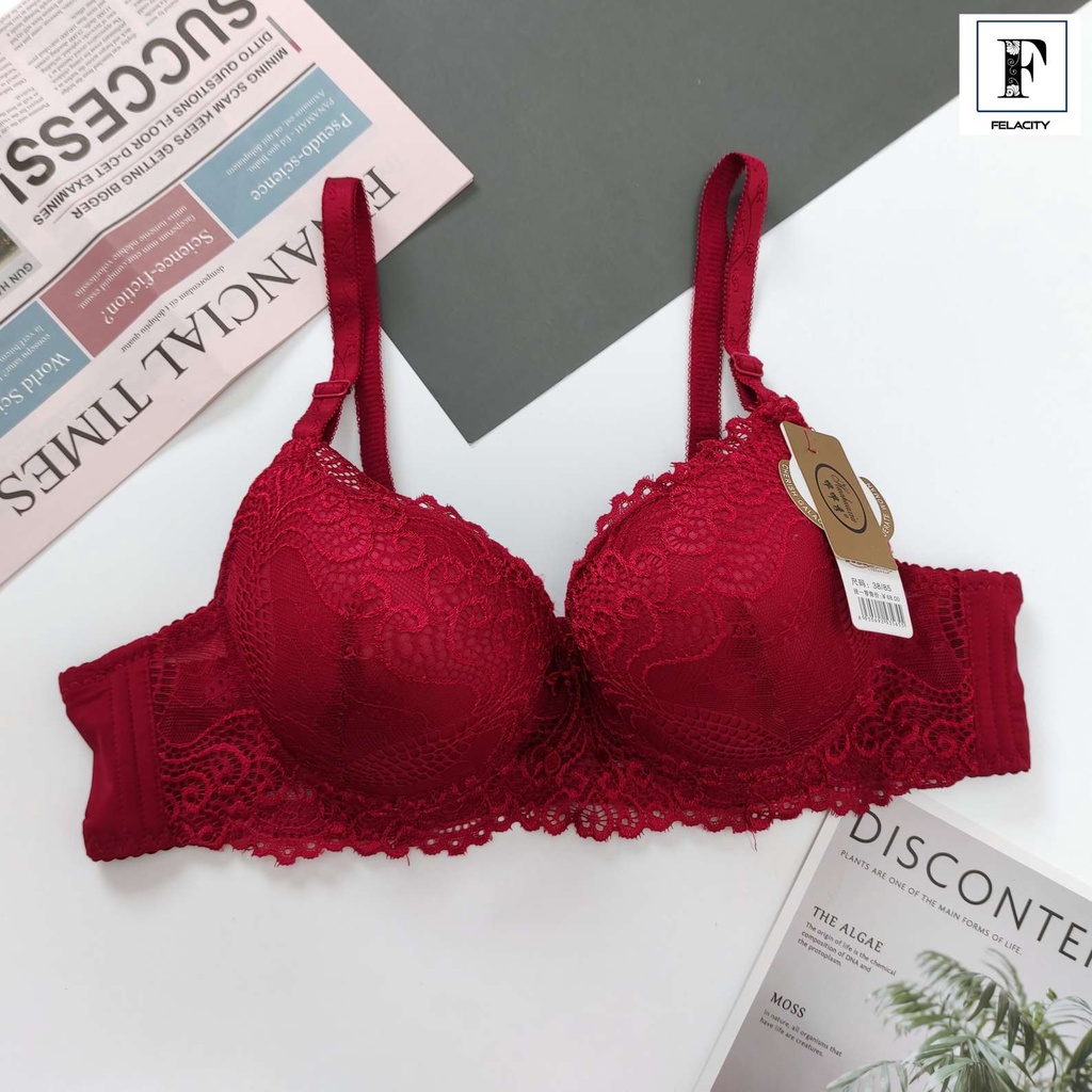 Buy Cudwarm Full Lace Tube Bra, Colour - Red And Skin, Size - 36