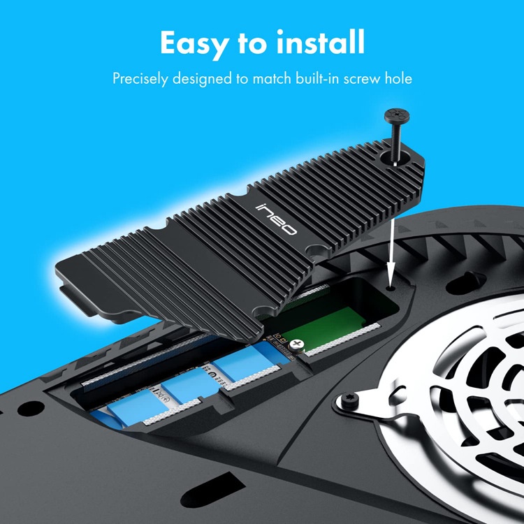 PS5 Game Console NVMe Solid State Drive Radiator M.2 SSD Heatsink Heat ...