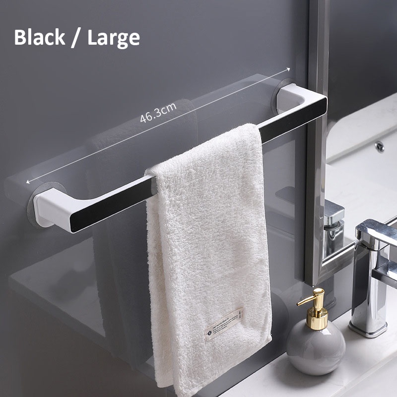 Punch free Bathroom Towel Rack Towel Hanger Bathroom Organizer Long ...
