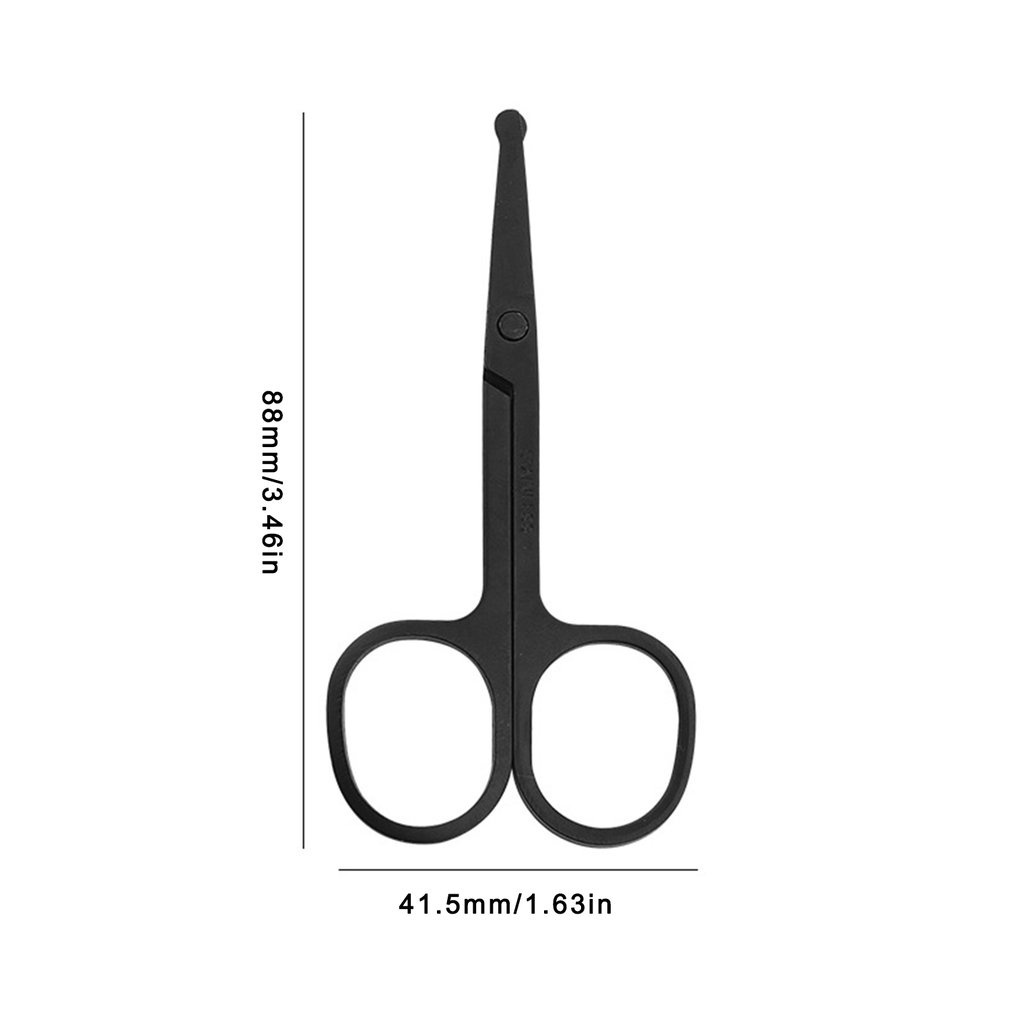 [Ready Stock] Nose Hair Scissors Lightweight Stainless Steel Round Head ...