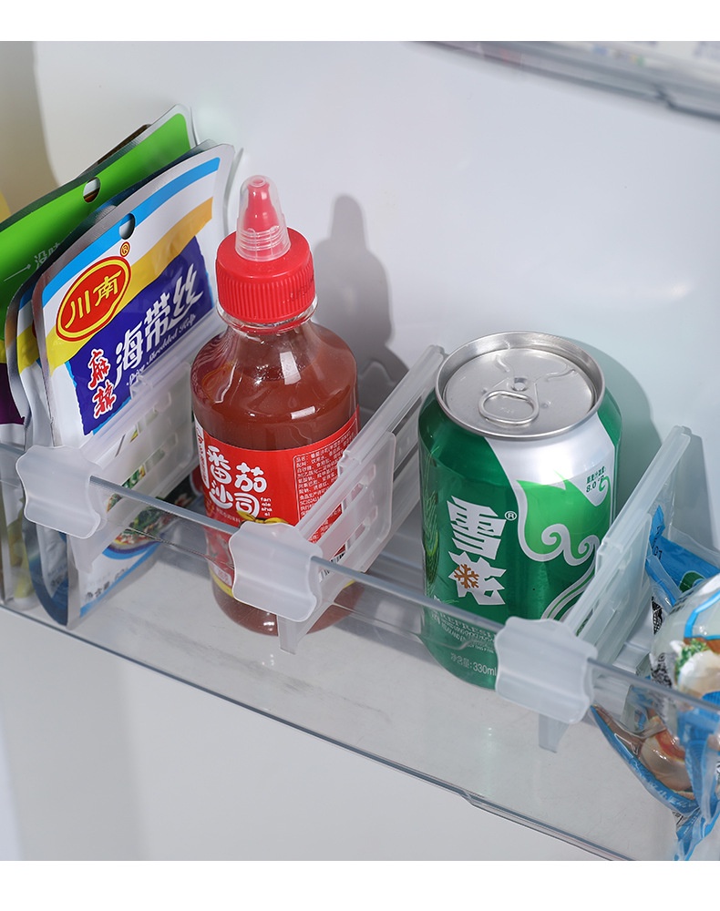 Refrigerator Side Door Partition Divider Storage Rack, Freely ...