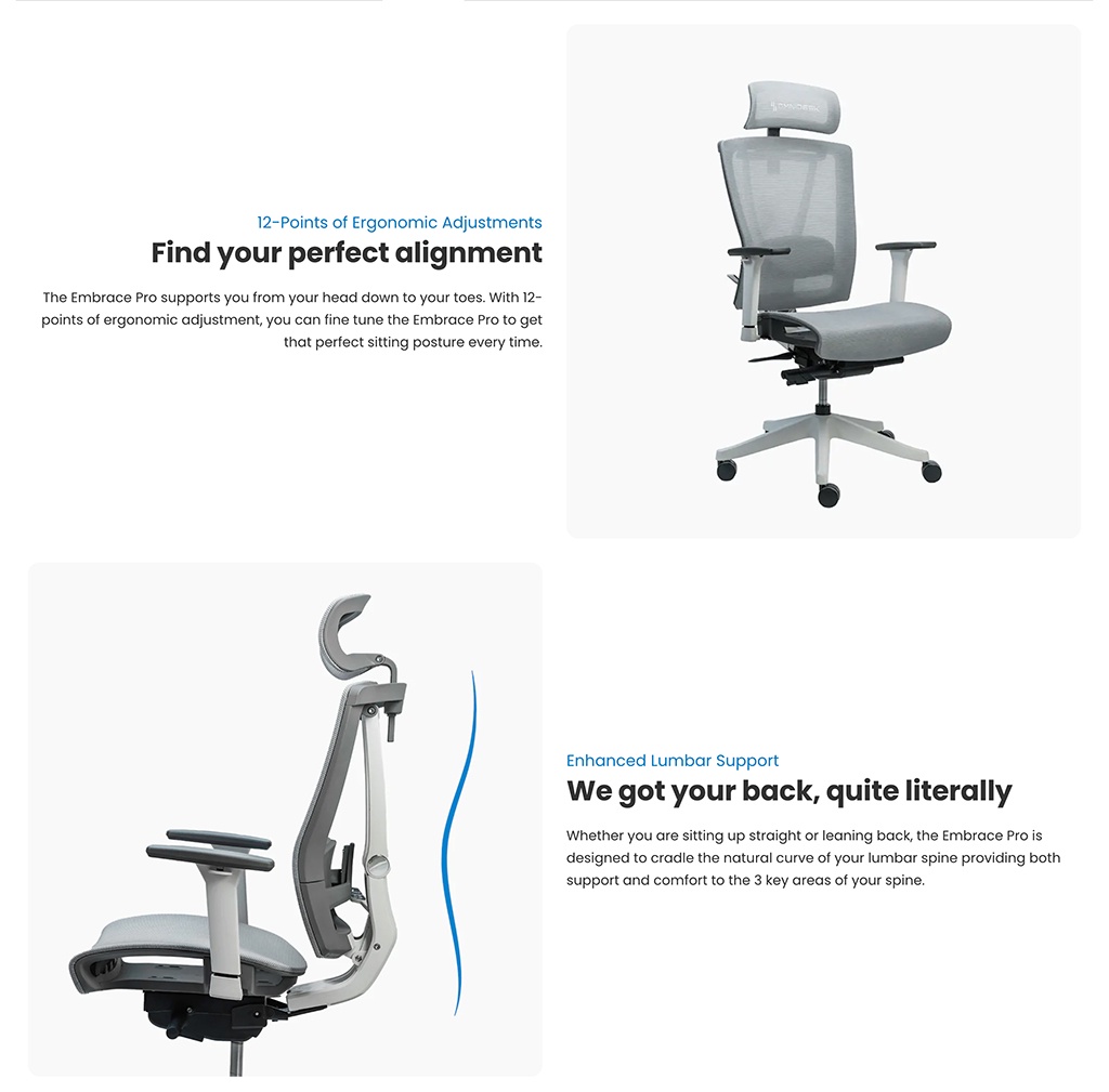 Embrace Pro  Omnidesk Adjustable Ergonomic Office Chair