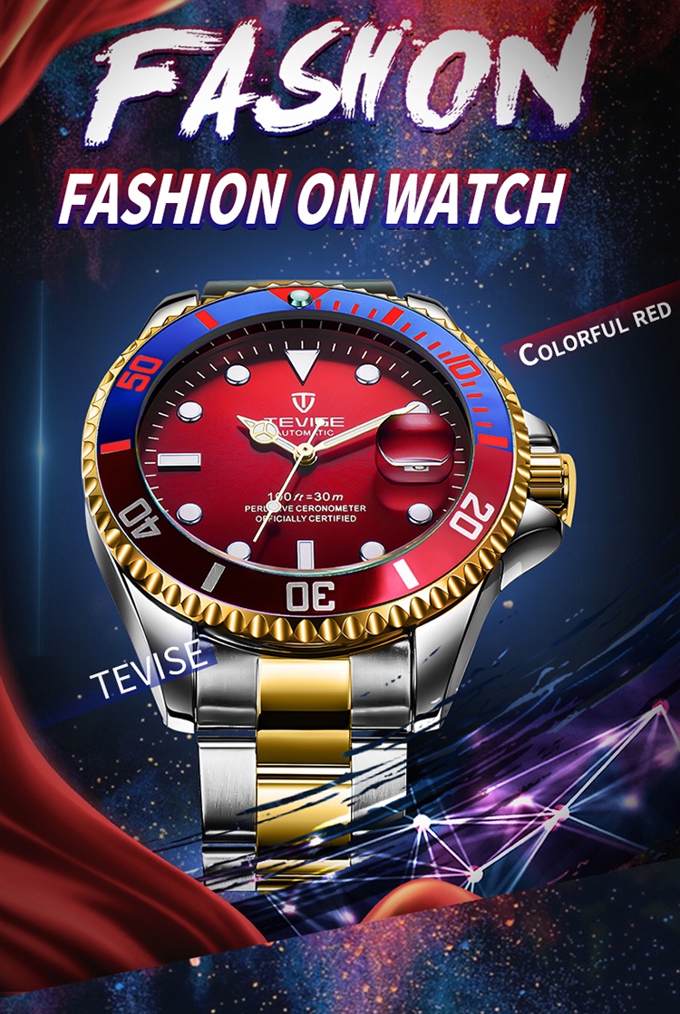 Tevise hot sale watch t801