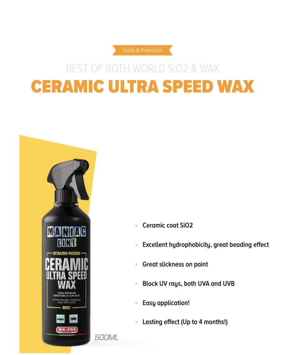 Mafra Fast Cleaner Detailer & Wax - 500ml