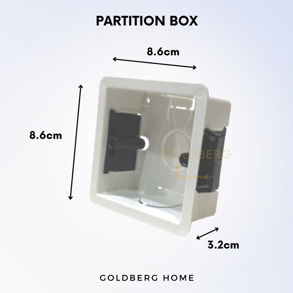 [SG Seller] 1 Gang 2 Gang Partition Box Standard Size | Goldberg Home ...