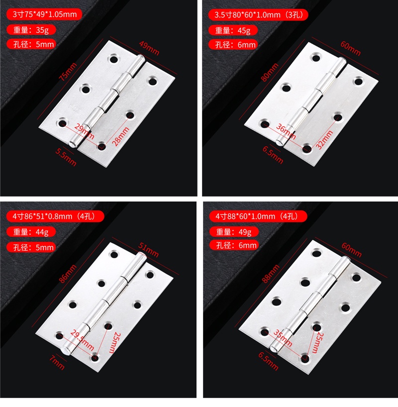 Stainless steel hinge, flat folding leaf door, Wood Plastic window and ...