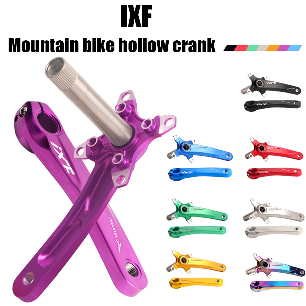 IXF Bike Crankset 104 BCD 170mm Hollow Bike Cranks With Narrow Wide ...