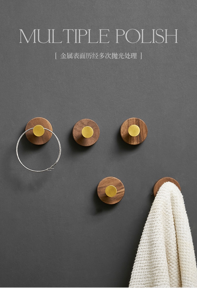 【Ready Stock】Vintage Wall Wooden Hook Coat Hook Decorative Key Holder ...