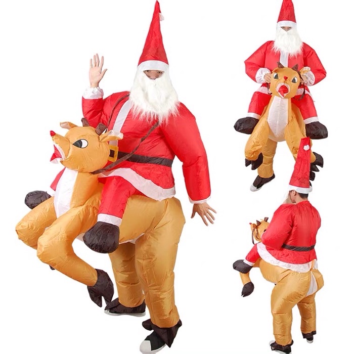 Blow up santa costume best sale