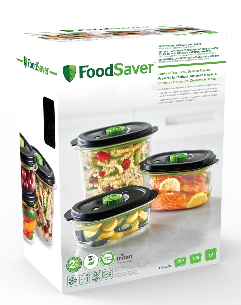 FoodSaver® Preserve & Marinate Vacuum container 2.3L FFC024X - FoodSaver