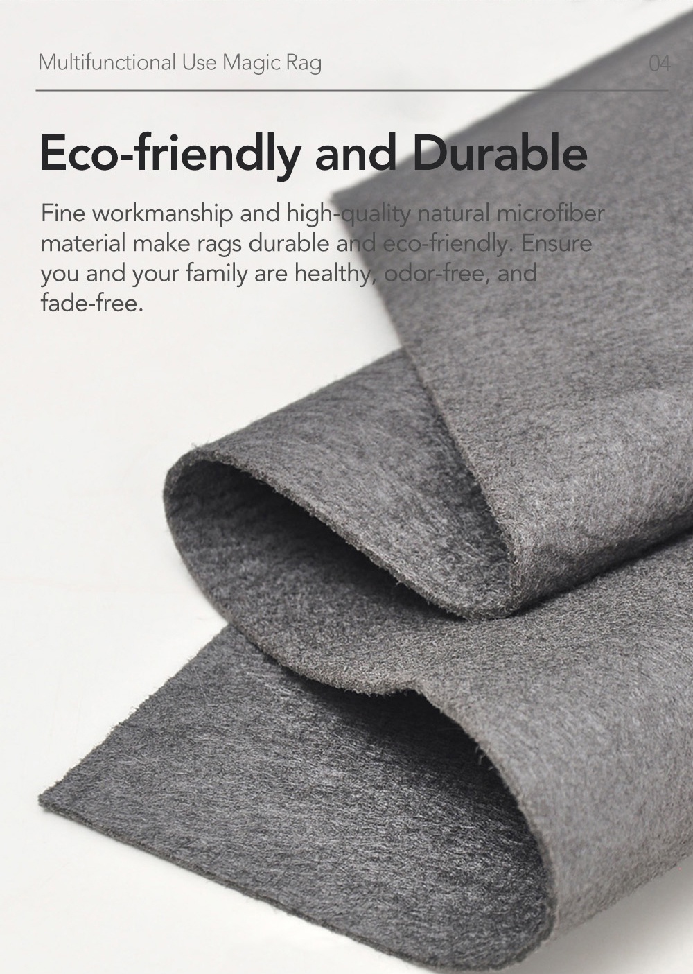 [5pcs]Super Absorbent Magic Cleaning Cloth Microfiber Lint-free Dish ...