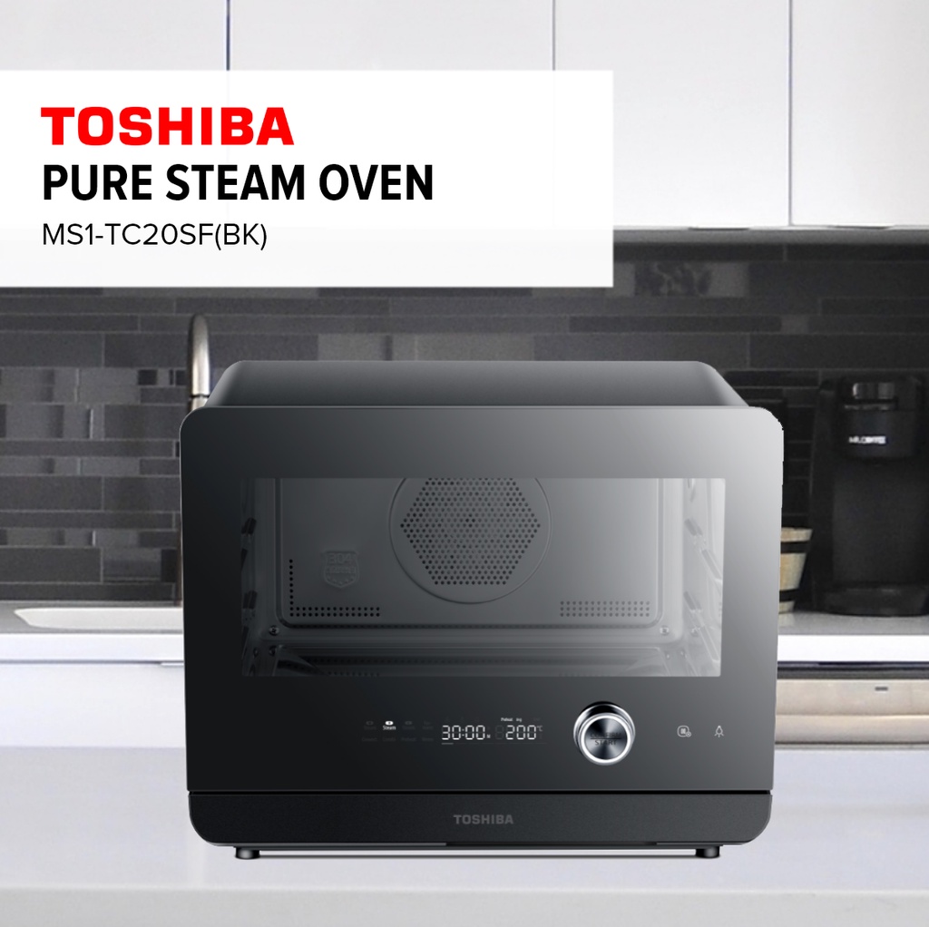 MULTI-FUNCTIONAL STEAM TOASTER OVEN WITH CONTEMPORARY AESTHETIC