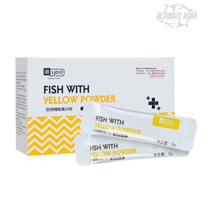 YEE Yellow Powder Fish Medicine, Japanese Powder For Rotten Body Tail ...