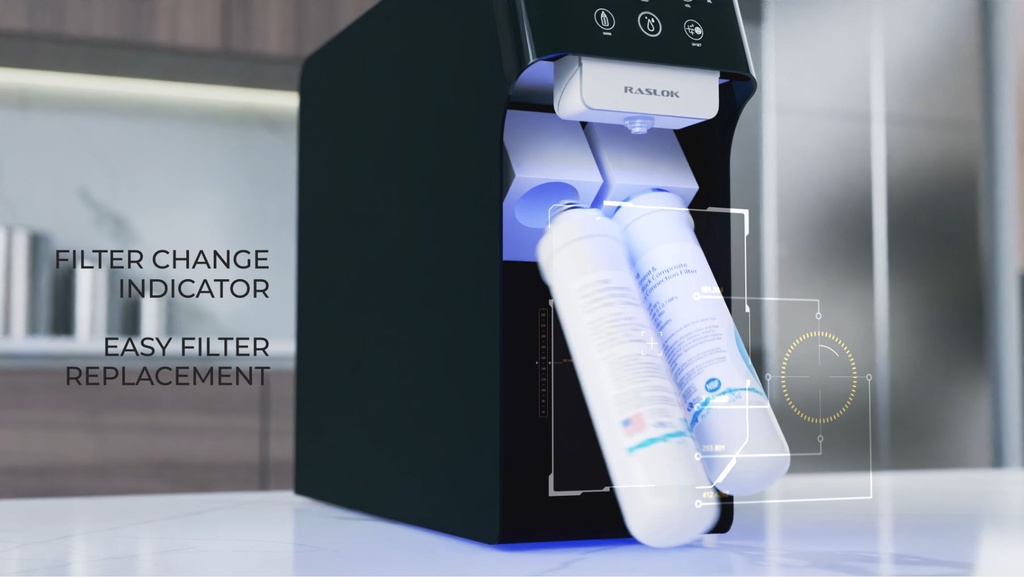 RASLOK Water Purifier with UV Sterilisation Water Dispenser with
