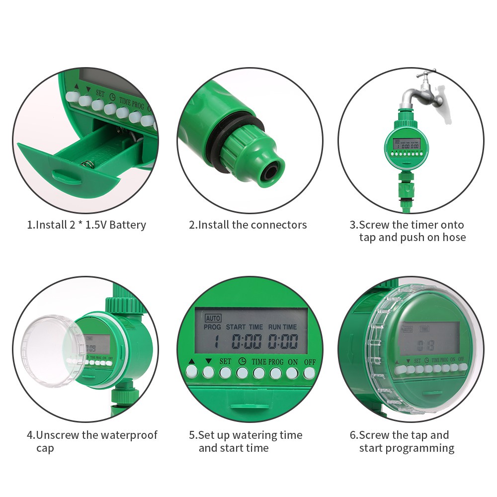 DIY Automatic Garden Micro Drip Irrigation System with Intelligent ...