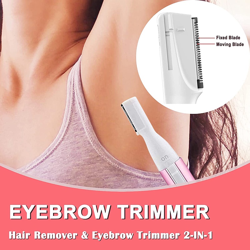KIPRUN Electric Eyebrow Trimmer Women Precision Face Razors Mini Shaver ...