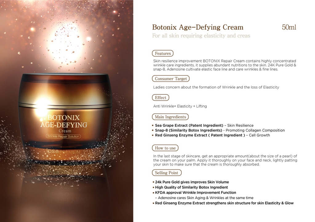 OFFICIAL]IPSE PREMIUM Botonix Age-Defying Cream 50ml
