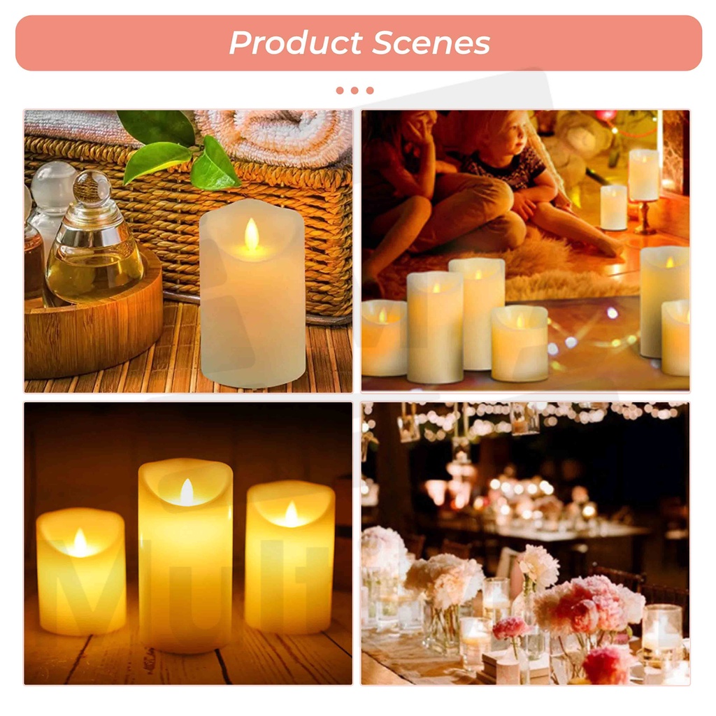 LED Candle | Candle Light | LED Candle Flickering| Electric Candle ...
